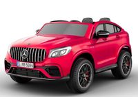Megastar Licensed 12V Mercedes GLC63S With Rubber Tyre - Red (UAE Delivery Only)