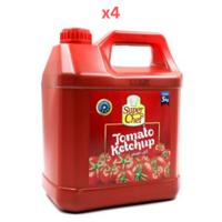 Super Chef Tomato Ketchup 5Ltr (Pack Of 4)