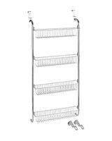 Wenko 4 Tier Over Door Accessory Rack Chrome