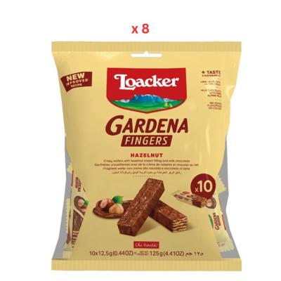 Loacker Gardena Fingers Hazelnut 8X125G