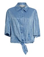 Logo Baseball Knot Shirt - Blue Logo Baseball Knot Shirt - Blue