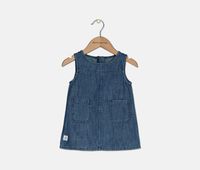 Toddler Baby Girls Denim Tank Dress  Blue - thumbnail