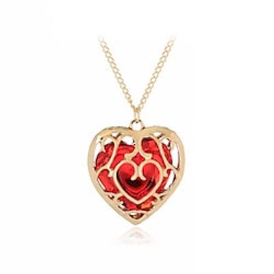 Women's necklace Chic  Modern Street Heart Necklaces  Red  Blue  Fall  Winter  Spring Lightinthebox