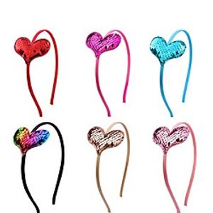 Kids Girls' Active  Sweet Outdoor  Festival Heart Sequins Hair Accessories Blue  Pink  Fuchsia Kid onesize Lightinthebox