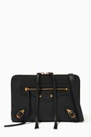 Neo Classic Small Pouch with Strap in Leather Neo Classic Small Pouch with Strap in Leather