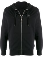 Philipp Plein skull embellished hoodie - Black - thumbnail