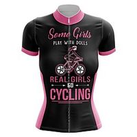 21Grams Women's Short Sleeve Cycling Jersey Summer Spandex Black Bike Top Mountain Bike MTB Road Bike Cycling Quick Dry Moisture Wicking Sports Clothing Apparel  Stretchy  Athleisure Lightinthebox - thumbnail
