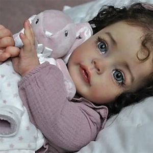 24 inch Doll Reborn Baby Doll lifelike Cute Non Toxic Creative Cloth with Clothes and Accessories for Girls' Birthday and Festival Gifts Lightinthebox