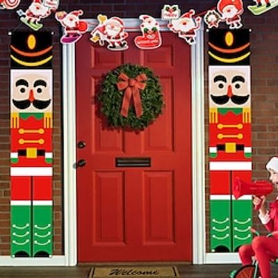 Porch Decoration Door Curtain Christmas Background Cloth Banner Origin Source Of Goods Christmas Couplet Lightinthebox Porch Decoration Door Curtain Christmas Background Cloth Banner Origin Source Of Goods Christmas Couplet Lightinthebox