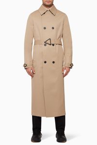 Cotton Nylon Gabardine Trench Coat