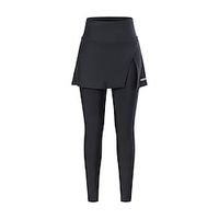Arsuxeo Women's Cycling Tights Cycling Skort Skirt Bike Pants Bike Tights Leggings Form Fit Mountain Bike MTB Road Bike Cycling Sports Moisture Wicking Reflective Strips Sweat wicking Elastic Black Lightinthebox - thumbnail