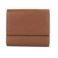 Burberry Luna Tan Grained Leather Small Coin Pouch Snap Wallet (44397)