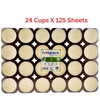 Hotpack Baking Mould 2 Oz Italian Muffin Tray 24 Cups X 125 Sheets - MT2