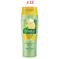 Dabur Vatika Dandruff Guard Shampoo, 400 +200 ml x 12