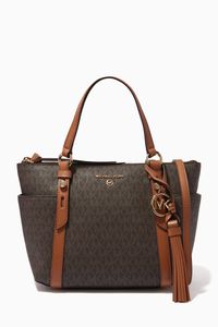 Small Sullivan Tote Bag in Logo Canvas