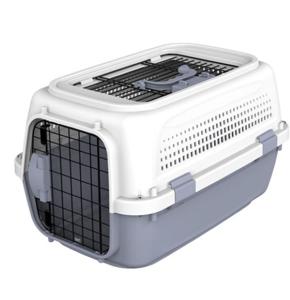 Pawsitiv Marcopolo Polo 2 Carrier With Skylight Top Door For Medium Cats And Dogs Grey