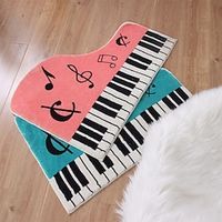 Irregular Imitation Cashmere Carpet for Piano Living Room Bathroom Entrance Thickened Foot Pad Creative Water Absorbing Children S Room Bedside Blanket miniinthebox - thumbnail