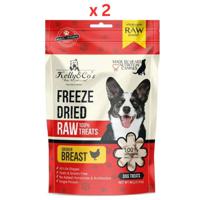 KELLY & CO'S Single Ingredient Freeze-Dried Chicken Breast For Dog - 40g Pack Of 2