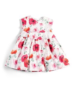 Printed Dress with Peplum