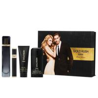 Paris Hilton Gold Rush Man (M) Set Edt 100Ml + Edt 15Ml + Hair & Bw 90Ml + Deodorant Stick 78G