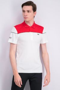 Mens Pique Ultra Dry Polo Shirt  Red/White