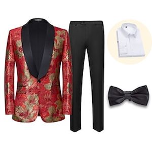 Retro Vintage Rococo Baroque 1980s Suits  Blazers Gentleman Men's Cosplay Costume Masquerade Party  Evening Coat Lightinthebox