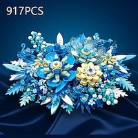917PCS Fantasy Eternal Flower Building Blocks Plant Flower Assembly Brick Creative Desktop Decoration Romantic Gift Children Toy Valentine's Day Lightinthebox - thumbnail