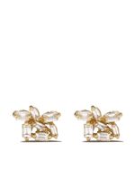 Suzanne Kalan 18kt yellow gold diamond Star earrings - thumbnail