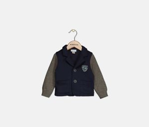 Baby Boys My Little Dragon Long Sleeve Jacket  Navy/Grey