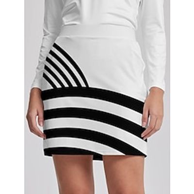 Women's Golf Skirts White Skirt Bottoms Stripe Stripes Fall Winter Ladies Golf Attire Clothes Outfits Wear Apparel Lightinthebox Women's Golf Skirts White Skirt Bottoms Stripe Stripes Fall Winter Ladies Golf Attire Clothes Outfits Wear Apparel Lightinthebox