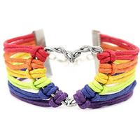 Pride Month DIY Retro Metal Love Rainbow Weaving Jewelry Bracelet and Bracelet Lightinthebox
