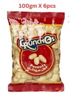 Crunchos Peanuts Pouch,100 gm - Carton of 6 Packs (UAE Delivery Only)