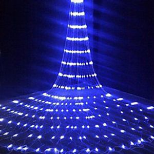 1X 3X3M IP65 Waterfall Curtain Led Fairy String Light Garland Water Flow Meteor Shower Rain Lights For Window Icicle Colorful Decor Lighting AC110V 120V 220V 230V 240V EU US Plug miniinthebox