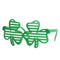 St. Patrick's Day Clover Glasses Irish Louver Clover Glasses Party Decoration Lightinthebox - thumbnail