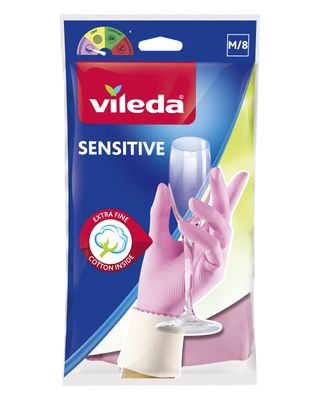 Vileda Gloves Sensitive Medium Vileda Gloves Sensitive Medium