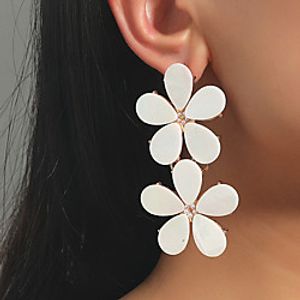 Flower Earrings Drop Stylish Simple European Korean Sweet Earrings Jewelry White For Party Evening Street Date Birthday Beach Lightinthebox