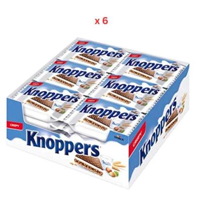 Storck Knoppers Wafer With Milk & Hazelnut 6X24X25G Storck Knoppers Wafer With Milk & Hazelnut 6X24X25G