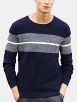 Stripe Cotton Sweater