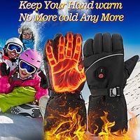 Heated Gloves for Men Women,Electric Heated Gloves Camping Hand Warmers Winter Warm Touchscreen Gloves - Battery Powered Waterproof Gloves Windproof Gloves for Outdoor Cycling Skiing Hiking Working Lightinthebox - thumbnail