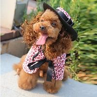 Dog Cat Dog Bandana  Dog Hat Cloak Leopard Zebra Milk Leisure Cute Party Halloween Dog Clothes Puppy Clothes Dog Outfits Breathable Black  White Black  White White Costume for Girl and Boy Dog Lightinthebox - thumbnail