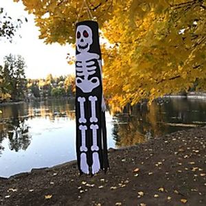 Halloween Wind Sock Nylon Wind Sock Weather Vane Windsock Outdoor Toy Kite Wind Monitoring Wind Indicator Flag Bags 2PCS Lightinthebox