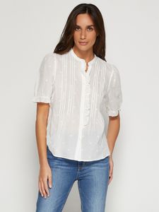 Ruffle Pleated Top