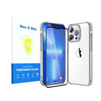 Max and Max iPhone 13 Glass Plus Cover Bundle