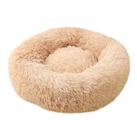 Coco Kindi Soft Plush Round Bed For Dog & Cat Champagne 50Cm