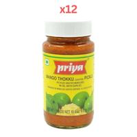 Priya Mango Thokku Pickle In Oil 300g Pack of 12
