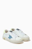 May Sneakers with Suede Star in Leather - thumbnail