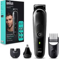 Braun 8-in-1 Style Kit All-In-One Beard And Body Grooming Kit, Grey - MGK3440