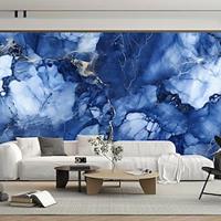 Ink Blue Marble Wallpaper Roll Mural Wall Covering Sticker Peel and Stick Removable PVC/Vinyl Material Self Adhesive/Adhesive Required Wall Decor for Living Room Kitchen Bathroom Lightinthebox