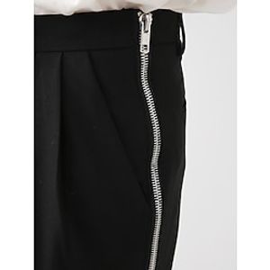 Men's Dress Pants Trousers Suit Pants Pocket Plain Comfort Breathable Outdoor Daily Going out Fashion Casual Black Grey Lightinthebox