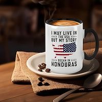 1pc 11oz330ml Funny Coffee Mug I May Live In The United States But My Story Begins In Honduras. Water Glass Tea Cup Suitable For Officehomeparty Giftswedding Gifts Perfect Birthday Gift Han Lightinthebox 1pc 11oz330ml Funny Coffee Mug I May Live In The United States But My Story Begins In Honduras. Water Glass Tea Cup Suitable For Officehomeparty Giftswedding Gifts Perfect Birthday Gift Han Lightinthebox